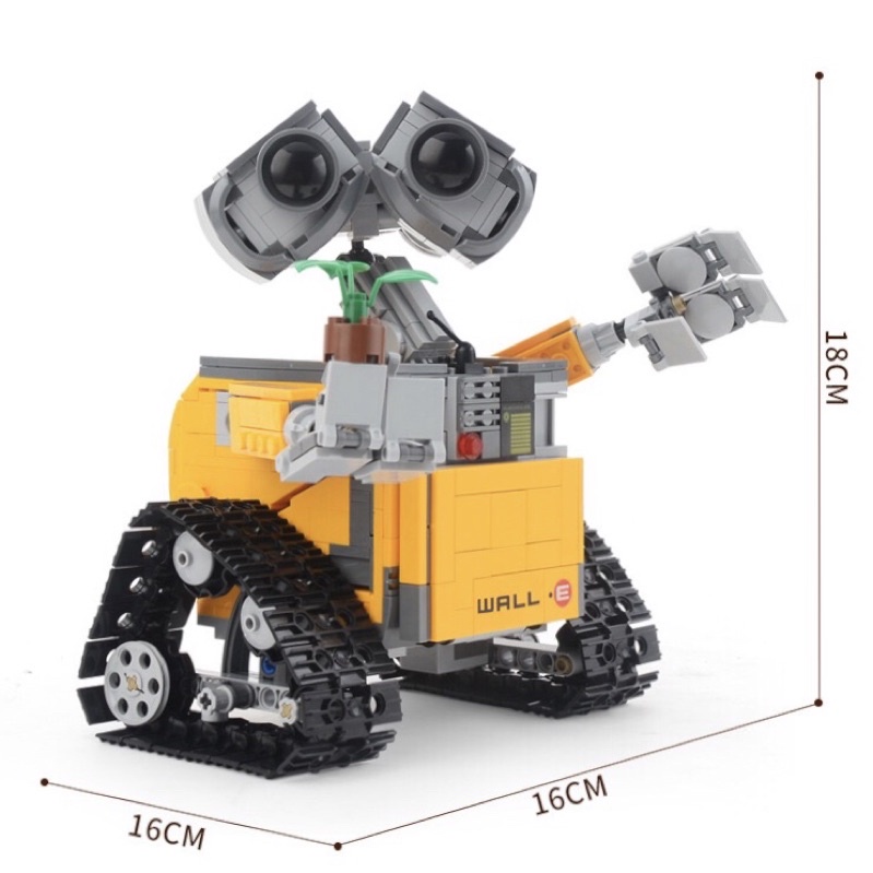 Đồ chơi lắp ghép Legogi WALL E ROBOT BIẾT YÊU nhân vật hoạt hình mô hình trang trí trưng bày quà tặng sinh nhật