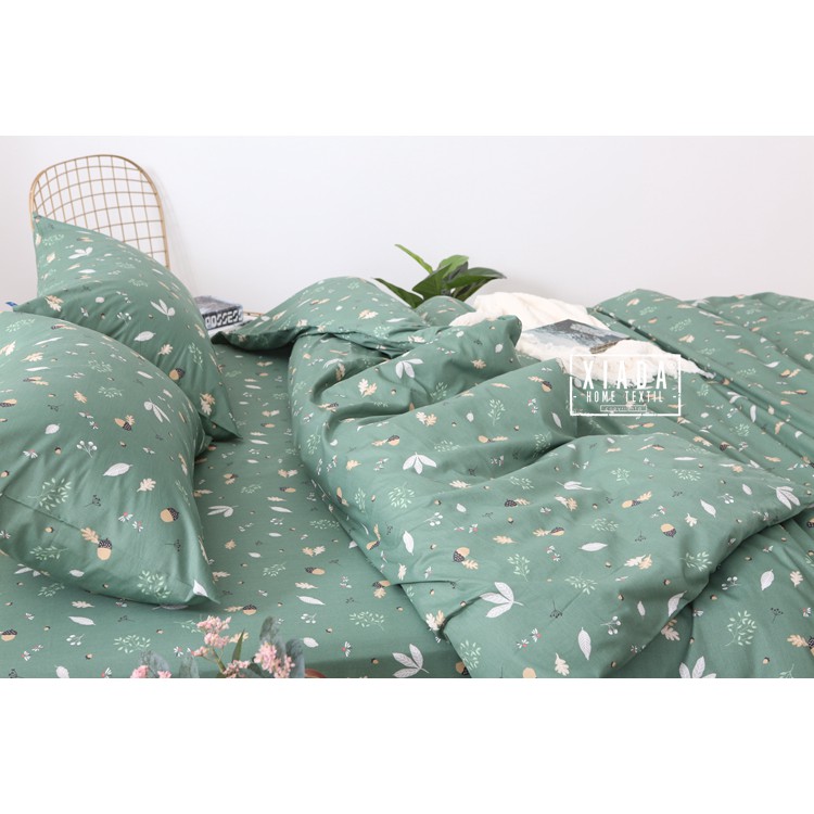 Vải cotton 100% chuyên may ga gối, khổ rộng 2m35