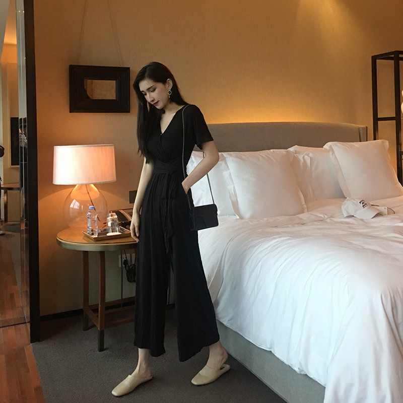 jumsuit dài tôn dáng