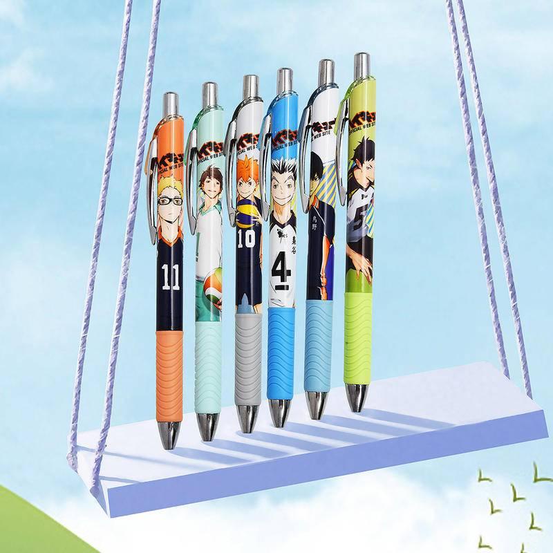 Bút Mực gel Ngòi 0.5mm In hoạt hình H Nh haikyuu Dễ Thương Cho Học Sinh / Văn Phòng / Trường Học hinata shouyou Yama Tobiotsukishima