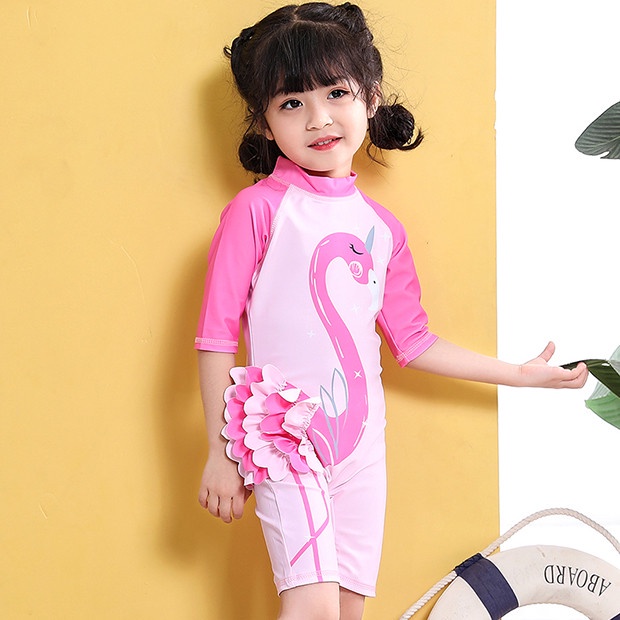 Đồ Bơi Liền Thân Sportkids Cho Bé Gái 5-10 tuổi họa tiết hoạt hình đáng yêu nhiều màu