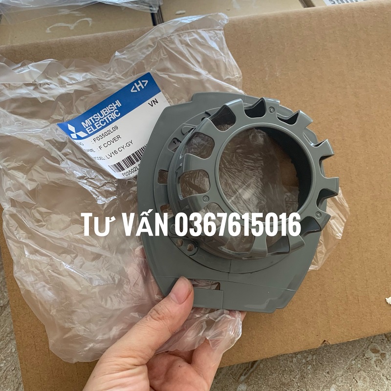 Nắp bầu- mặt bích chặn lồng quạt Mitsubishi LV16-RT-RP-RQ-RR-RS...