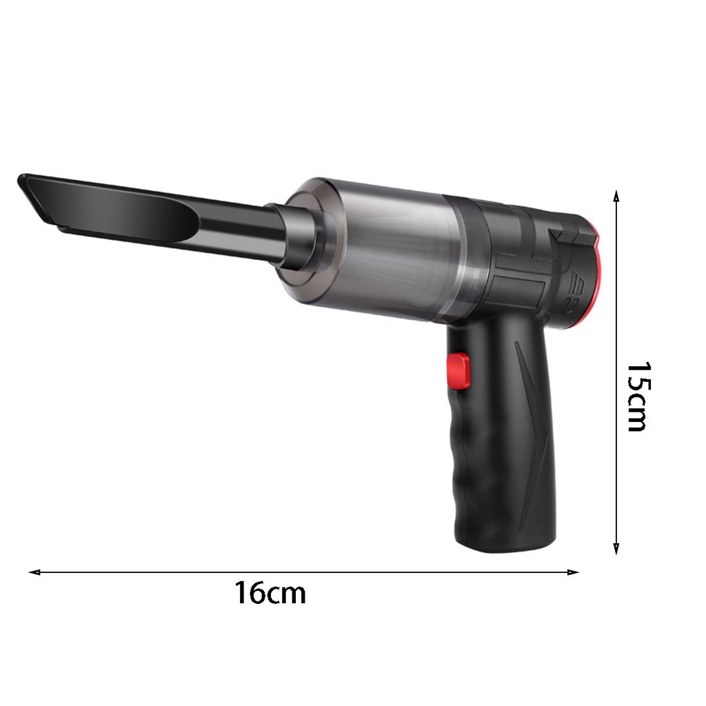 Máy Hút Bụi Mini Không Dây Cầm Tay Sạc Usb Cho Xe Hơi