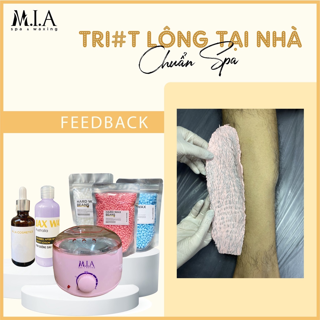 Sáp Siêu Bám Lông Coconut MIA WAXING  Hương Dừa, Sáp Dừa Siêu Bám Lông