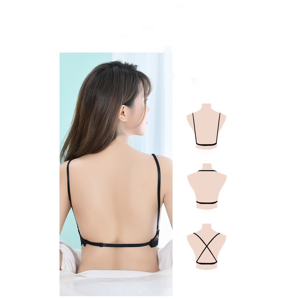 Áo Bra Nữ Đúc Su,Ren Mềm Dáng Khoe Lưng Mặc Nhiều Kiểu Siêu Xinh 3382