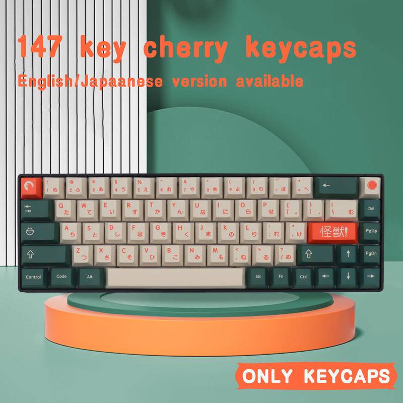 135/147 keys Kaiju Keycaps Cherry Profile PBT Dye Sublimation For GMK MX Switch Mechanical Gaming Keyboard