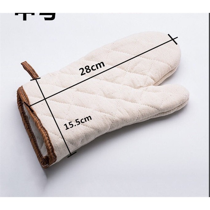 [Size nhỏ, trung] Găng tay lò nướng vải chịu nhiệt tốt