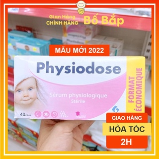 Nước Muối Sinh Lý Pháp Physiodose Hộp 40 ống x 5 ml