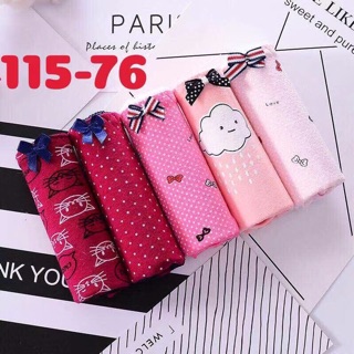 Hộp 5 quần lót cotton cute