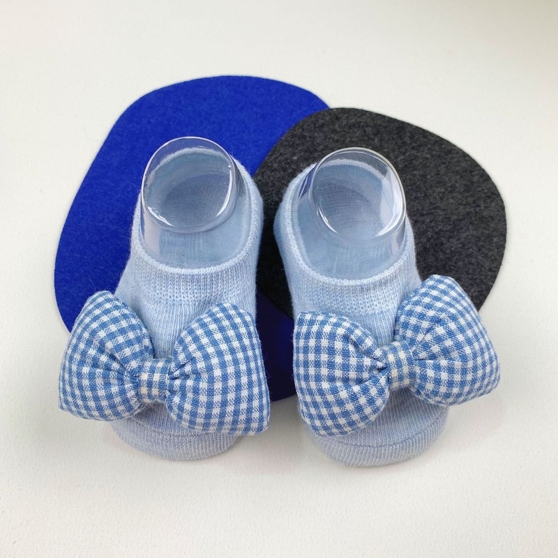 Vớ Cotton Cổ Thấp Đính Nơ Dễ Thương Thời Trang Cho Bé Gái Sơ Sinh