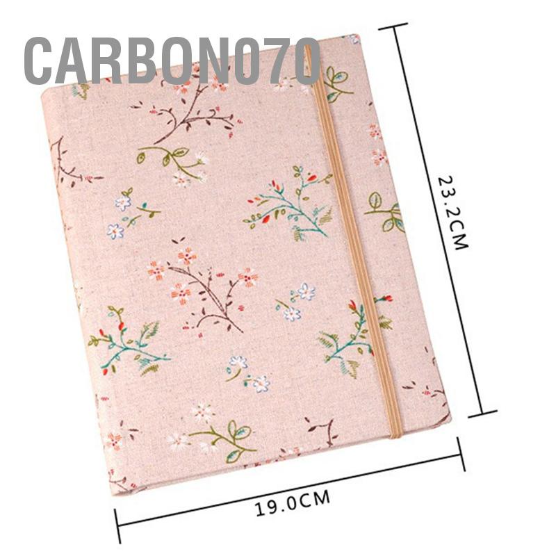 [Hàng HOT] Album Đựng Ảnh 200  tấm 6 Inch Với Dây Thun Co Giãn Thời Trang siêu đẹp Dành Cho Tiệc Cưới / gia đình【Carbon070】