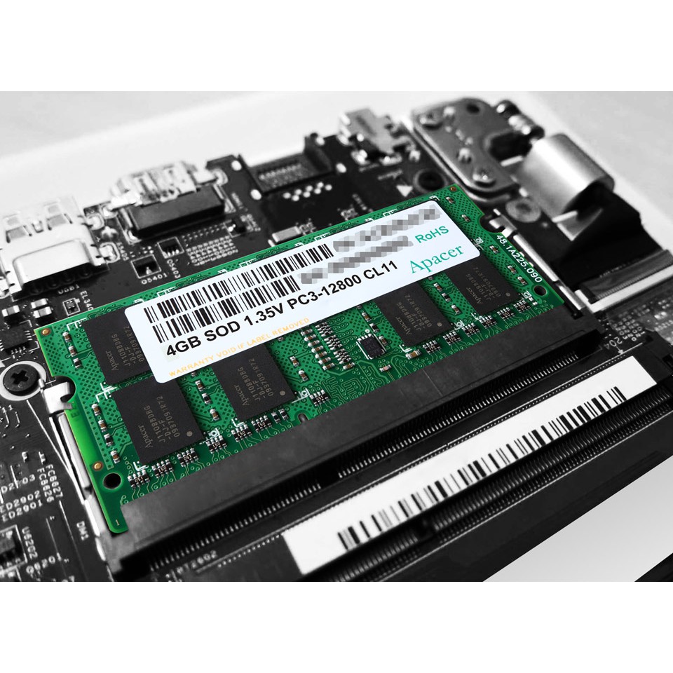 Ram Laptop Apacer DDR3L 4GB Bus 1600Mhz 1.35v DV.04G2K.KAM - Hàng Chính Hãng