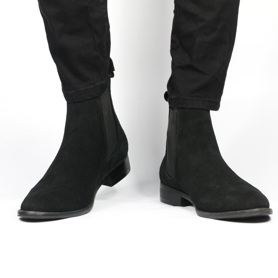 Giày Chelsea boots thời trang nam chất liệu da lộn | BigBuy360 - bigbuy360.vn