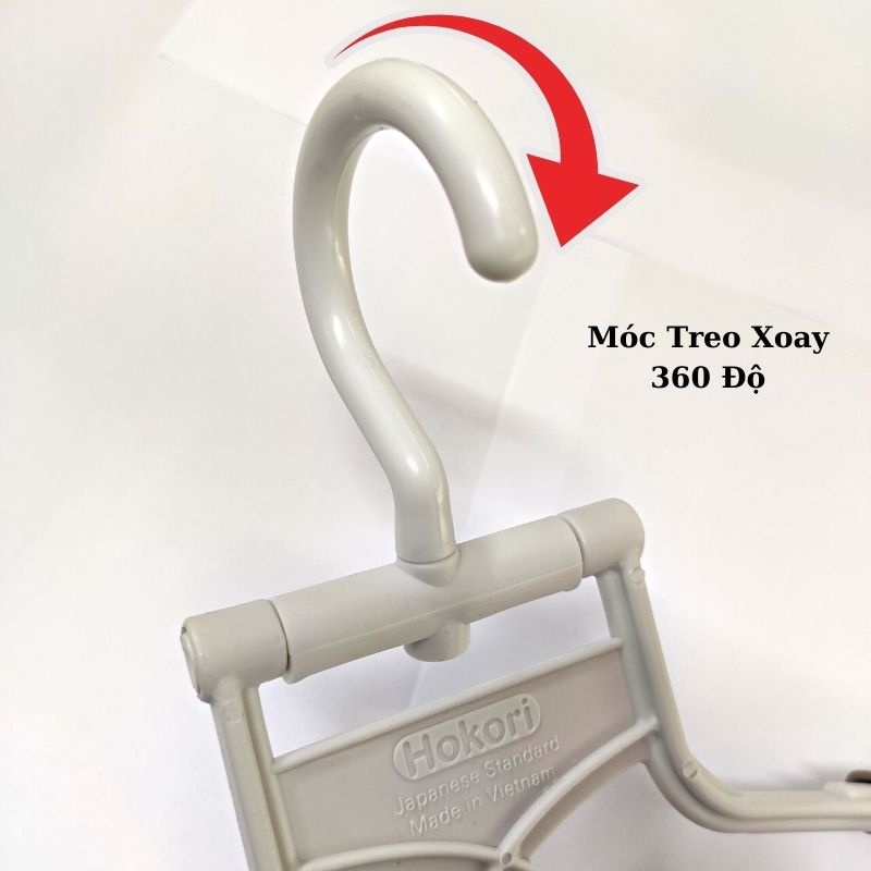 Móc Treo Quần Áo Trẻ Em đa năng thông minh Hokori tùy chỉnh kích thước đầu móc xoay 360 độ - Mắc quần áo người lớn