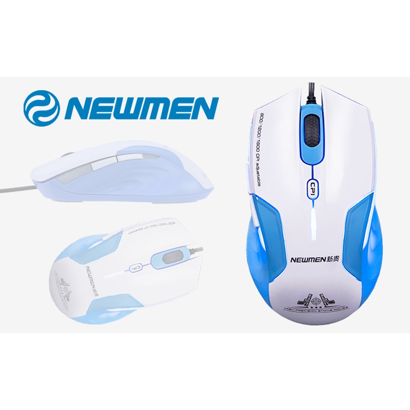 CHUỘT GAME ĐÈN LED CHÍNH HÃNG NEWMEN N500