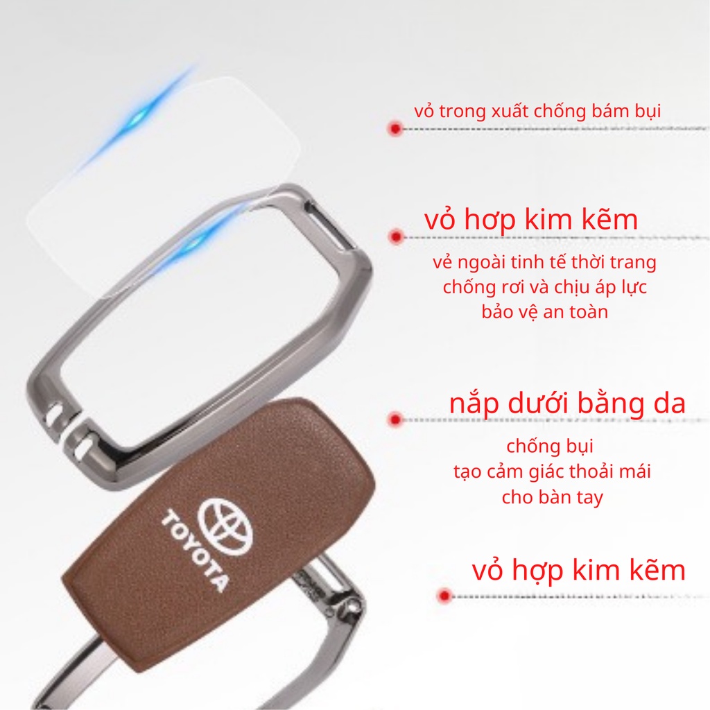 Ốp chìa khóa xe toyota Cross , Camry , Altis , HIlux , Fordtuner , InNoVa , vios Cao Cấp , Sang Trọng , Bền Đẹp