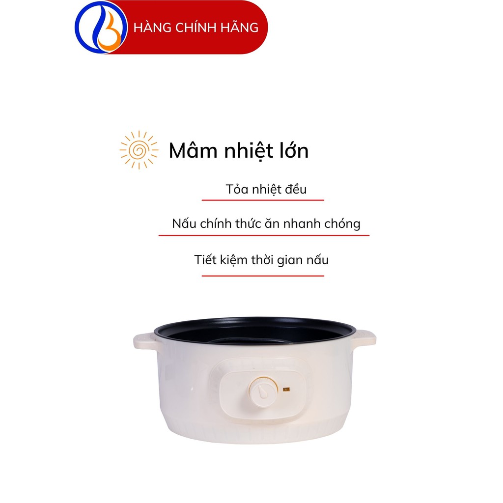 NỒI LẨU ĐIỆN LIOLUX - Nồi lẩu đa năng chống dính cao cấp