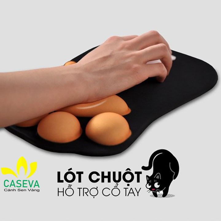 Lót Chuột Có Đệm Tay Hình Bàn Chân Thú Cưng