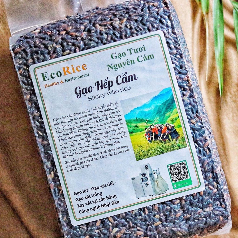 Gạo nếp cẩm Ecorice 1kg