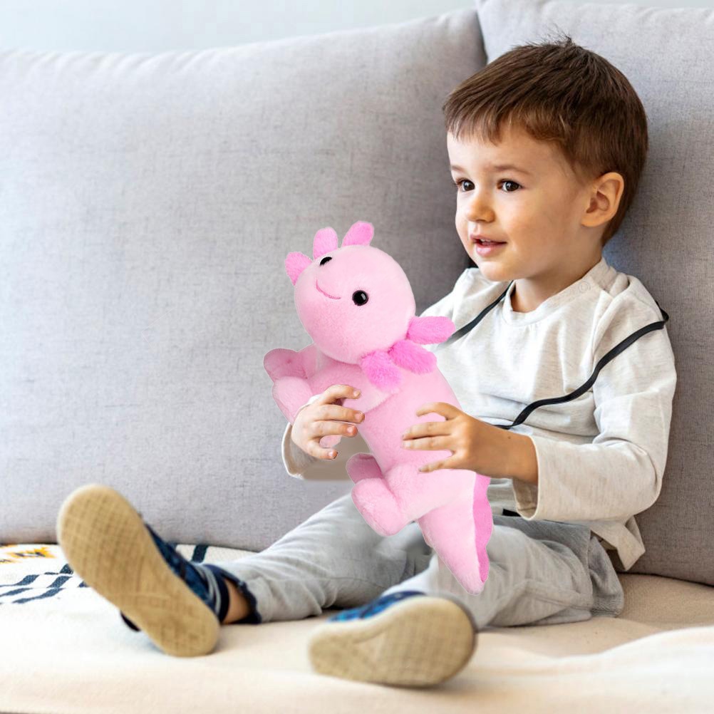 Thú Nhồi Bông Hình Axolotl Màu Hồng Đáng Yêu Cho Bé