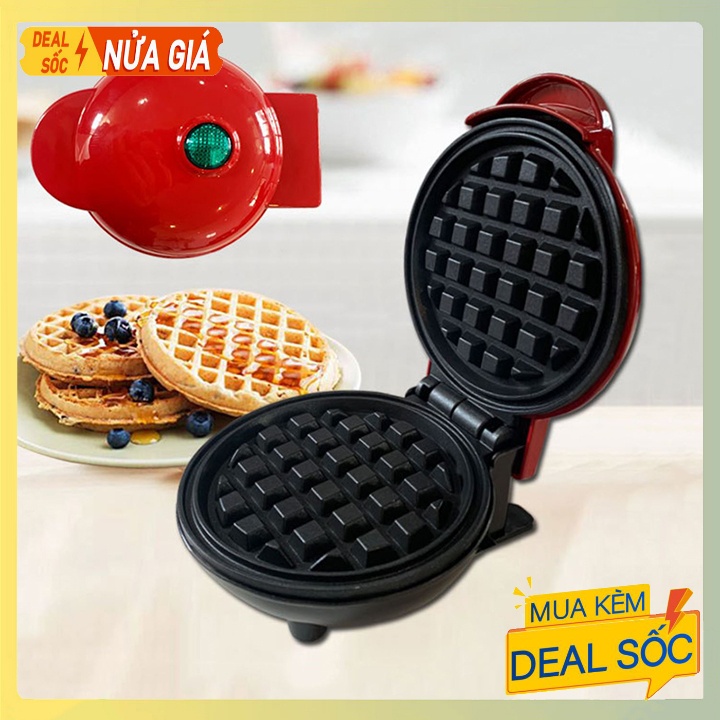 Máy Nướng Bánh Waffle, Làm Bánh Kẹp Mini SOKANY