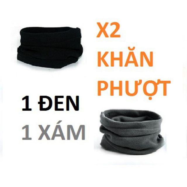 Bộ 2 khăn đi phượt đa năng.