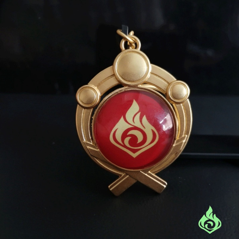 Tmdbyx Móc Khóa Nhựa Acrylic Hình Game Genshin impact Cá Tính