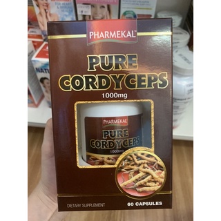 (Hàng Chính Hãng) Viên Uống Đông Trùng Hạ Thảo Pharmekal Pure Cordyceps (60 Viên) - 0305283