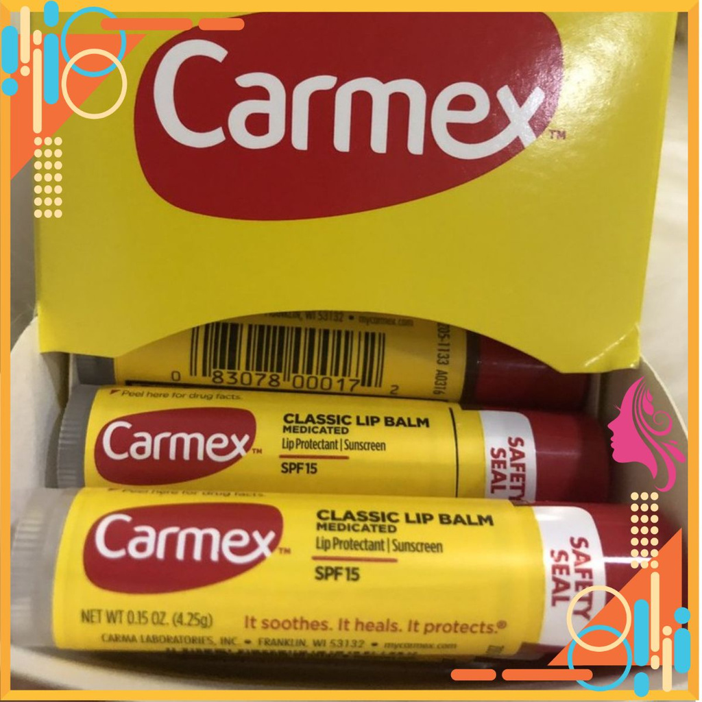 Son dưỡng môi Camex Classic Lip Balm Medicated 4.5gr