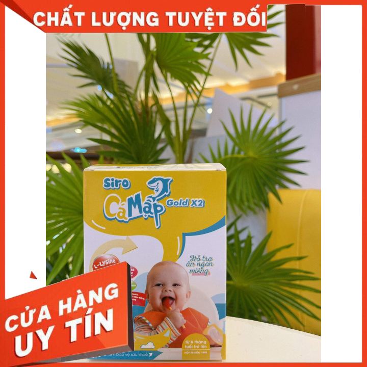 SIRO CÁ MẬP GOLD X2 - liệu pháp giúp trẻ hết biếng ăn, đặc biệt chấm dứt tình trạng táo bón ở trẻ, giúp con ăn hấp thu