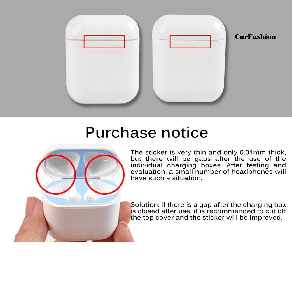 Vỏ Bảo Vệ Hộp Sạc Tai Nghe Airpods Không Dây Chất Lượng Cao