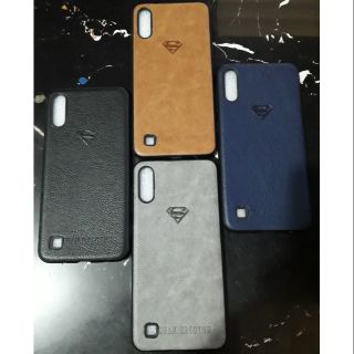Samsung Galaxy A10 Ốp lưng da màu in hiệu sang chảnh