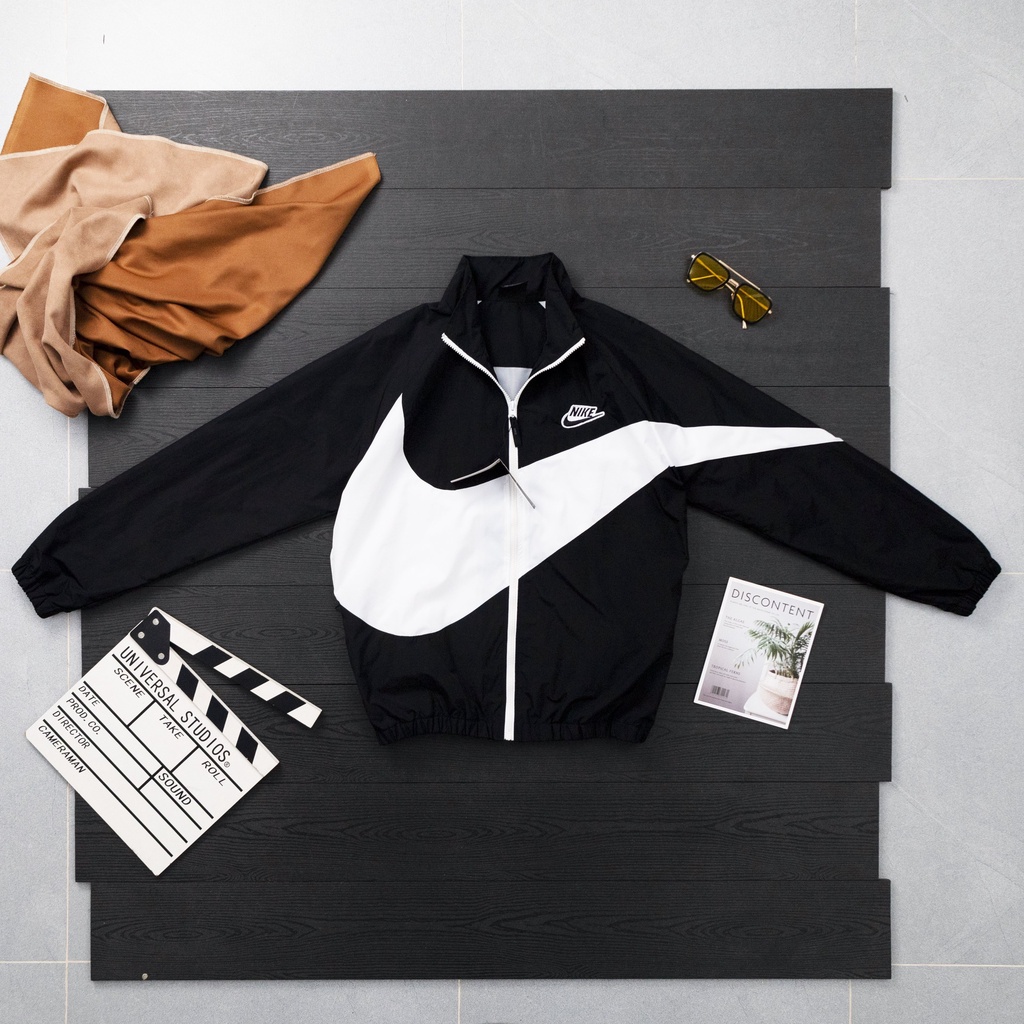 { HÀNG XỊN } Áo khoác gió thể thao phối logo cực chất, chất vải xịn mịn 8304