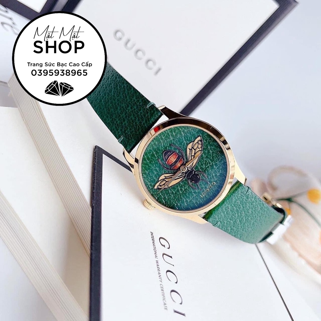 Gucci Ong màu xanh lá hàng hiếm