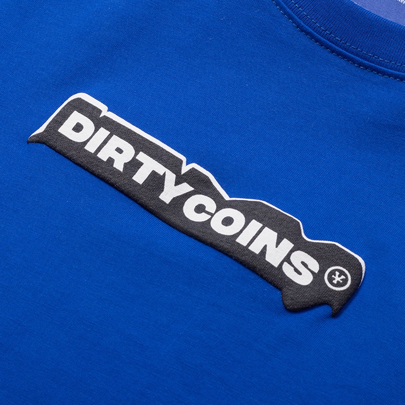 DirtyCoins Áo thun Box Logo Longsleeves - Blue | BigBuy360 - bigbuy360.vn