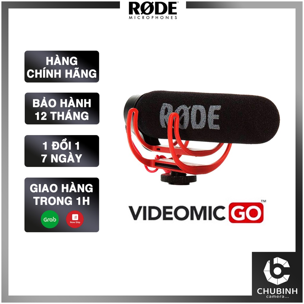 Micro Rode Videomic GO | Chính Hãng | Bảo Hành 12 Tháng