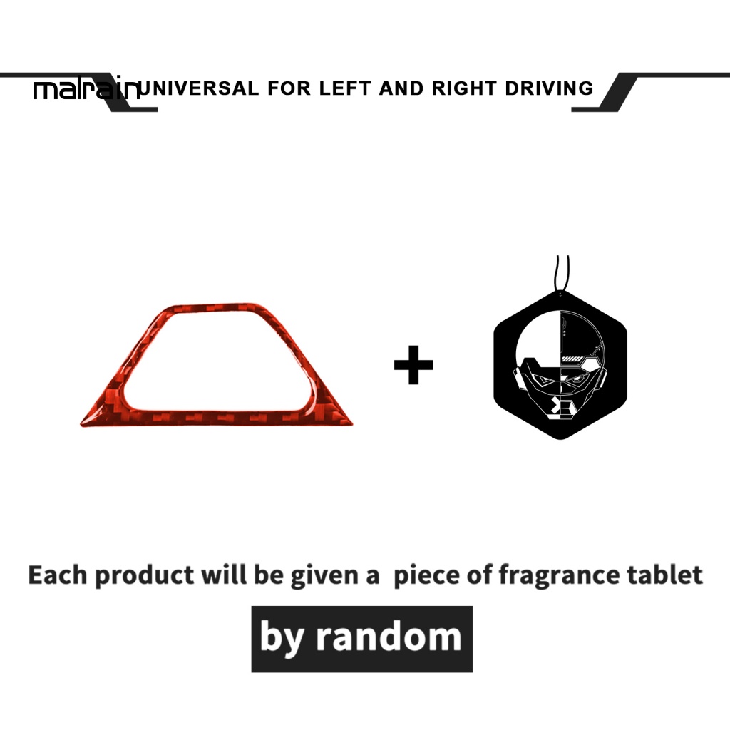 Ốp Viền Bảng Điều Khiển Đèn Bằng Sợi Carbon Chống Mòn