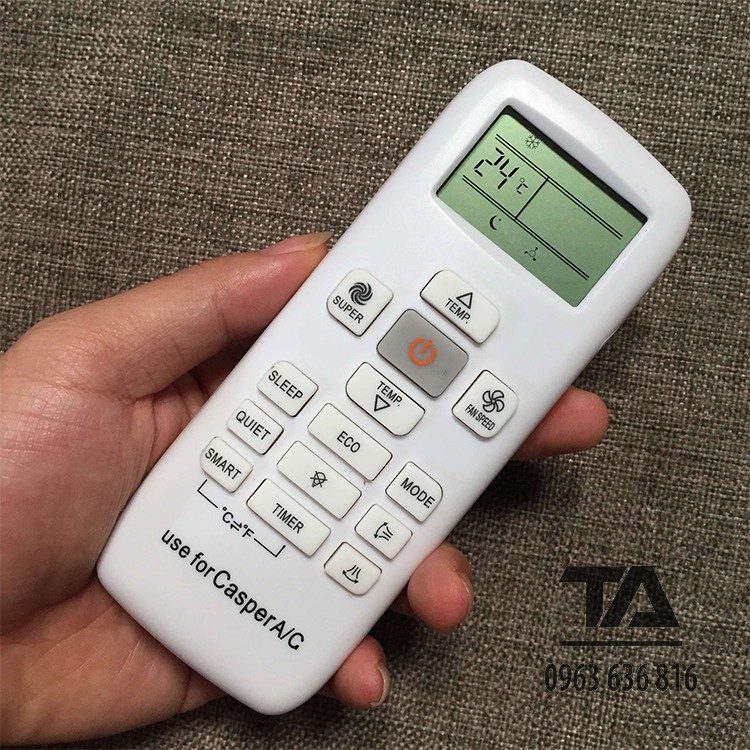 Điều khiển điều hòa Casper┃Remote máy lạnh Casper