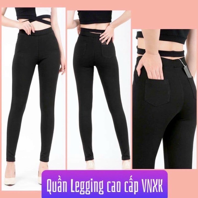 Quần Legging Nữ Dáng Dài Xuất Hàn Túi Sau 🦋 Quần Skinny Nữ Dáng Ôm Siêu Đẩy Full Size 🦋 | BigBuy360 - bigbuy360.vn