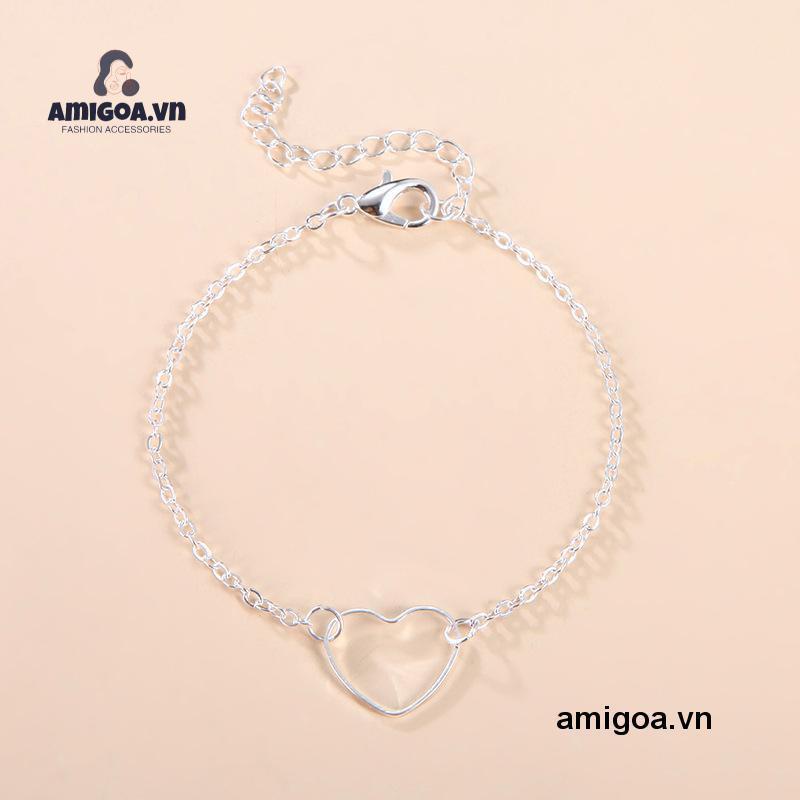 ✨✨Vòng Đeo Tay Mặt Hình Trái Tim Quà Tặng Sinh Nhật/Sinh Nhật Cho Nữ