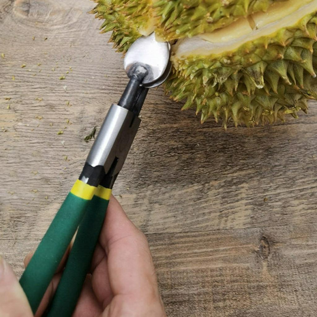 Dụng Cụ Kẹp Mở Trái Sầu Riêng Bằng Thép Không Gỉ Dụng cụ kìm bóc vỏ sầu riêng kẹp sầu riêng