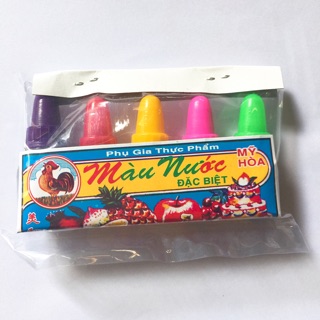 20 vỉ màu thực phẩm giá rẻ làm slime - nguyên liệu làm slime
