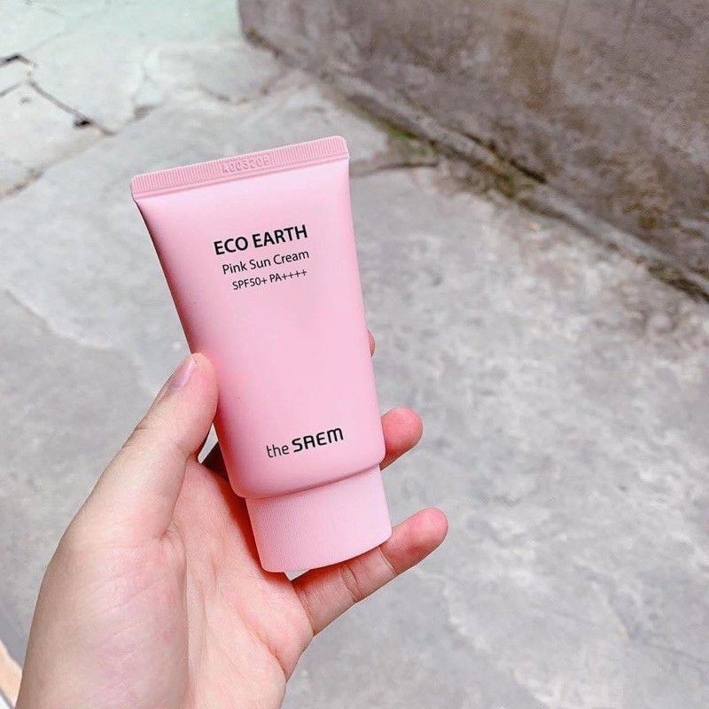 Kem Chống Nắng TheSeam Eco Earth Power Pink (SPF 50+/PA)++++ | BigBuy360 - bigbuy360.vn
