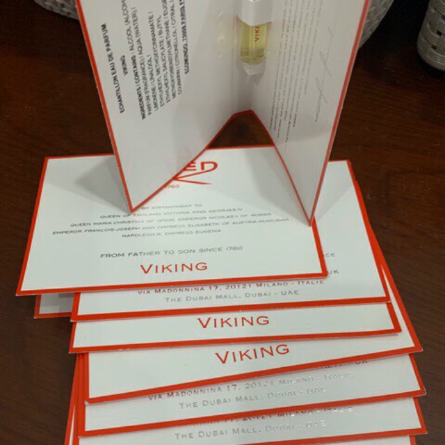 Nước hoa vials creed viking edp 2ml