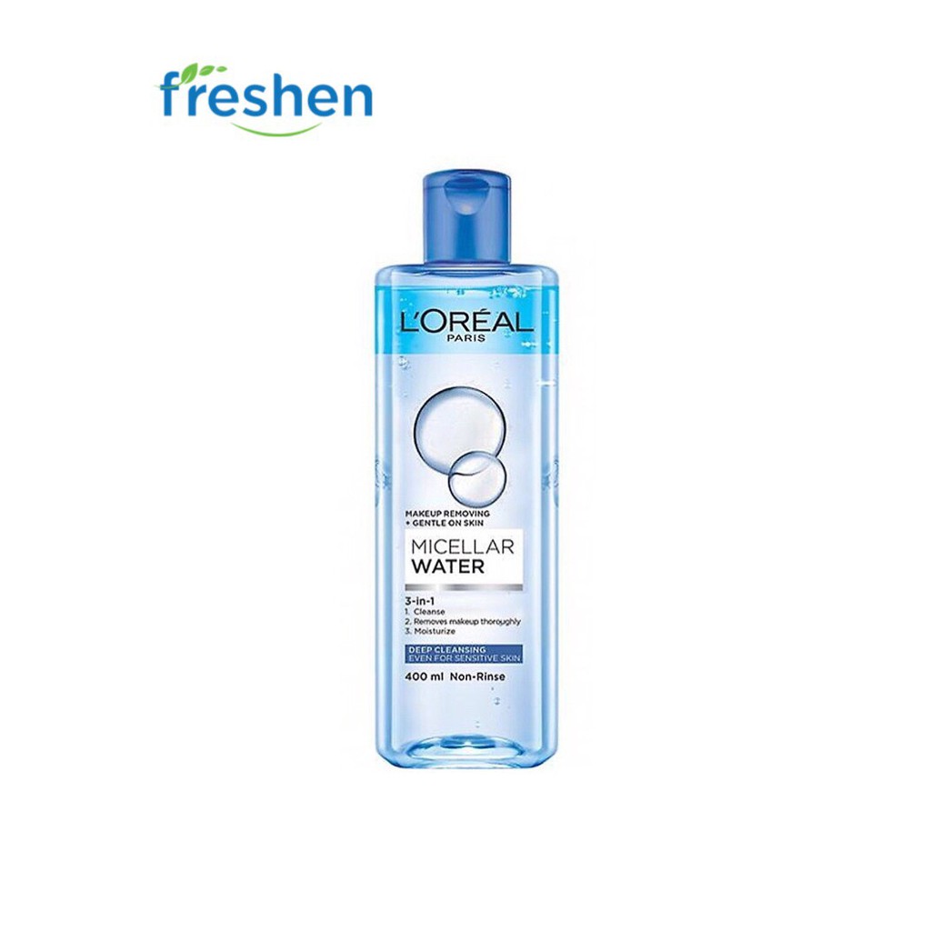  ✅ (CHÍNH HÃNG) Nước tẩy trang L'Oreal Paris 3-in-1 Micellar Water 95ml và 400ml