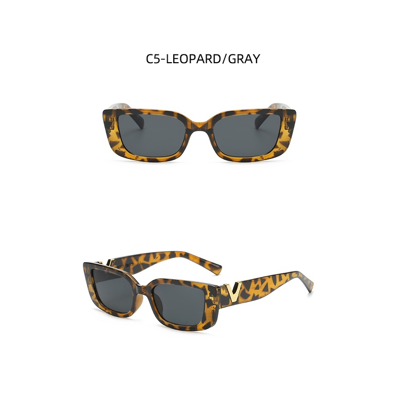 Kính Mát Gọng Vuông Nhỏ Phong Cách Âu Mỹ Cổ Điển Mới 2022