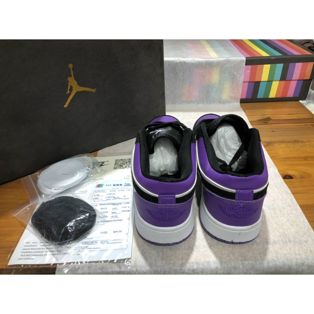 Giày Sneaker màu tím thấp cao cấp. jordan tím. | BigBuy360 - bigbuy360.vn