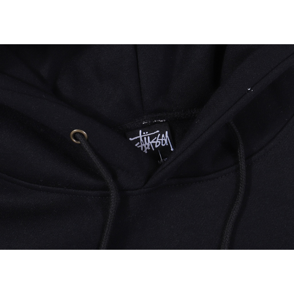 Áo hoodie Thêu logo Stussy #