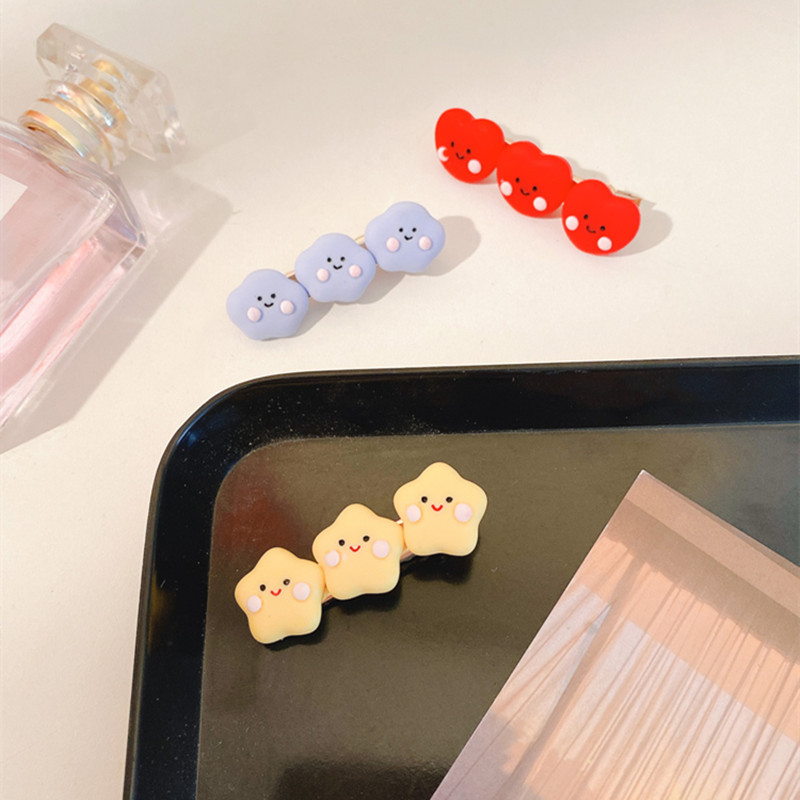 Kẹp tóc trang trí hoạ tiết ngôi sao đáng yêu xinh xắn