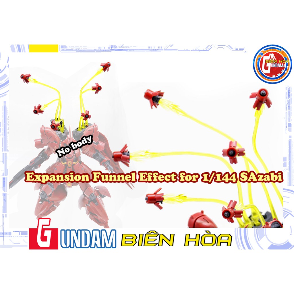 Bộ ráp RG SAzabi Expansion part Funnel Effect